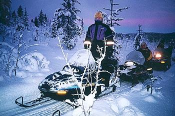 Schneemobiltour