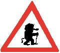 Troll - Stra�enschild