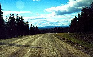 165 Schotterpiste - Schweden