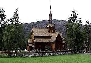 312 Stabkirche Lom - Norwegen