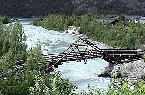 315 Holzbr�cke Lom - Norwegen