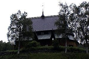 326 Stabkirche Reinli - Norwegen