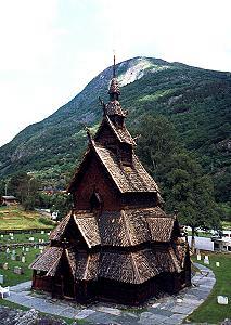 344 Stabkirche Borgund - Norwegen