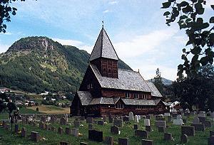 350 Stabkirche R�ldal - Norwegen