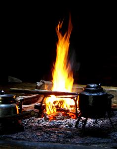 210 Kochen auf dem Feuer - Schweden